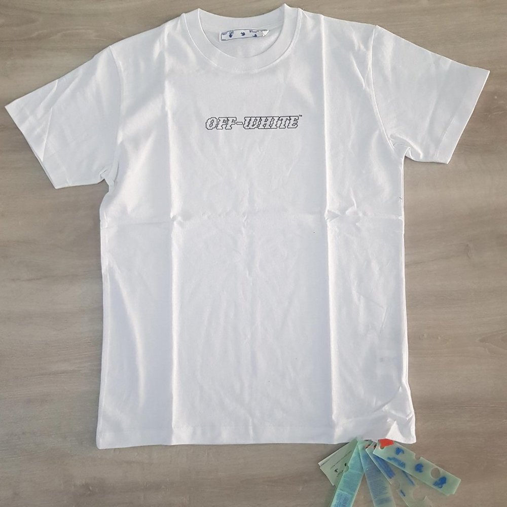 Off-White Hand Gun Printed White T-Shirt